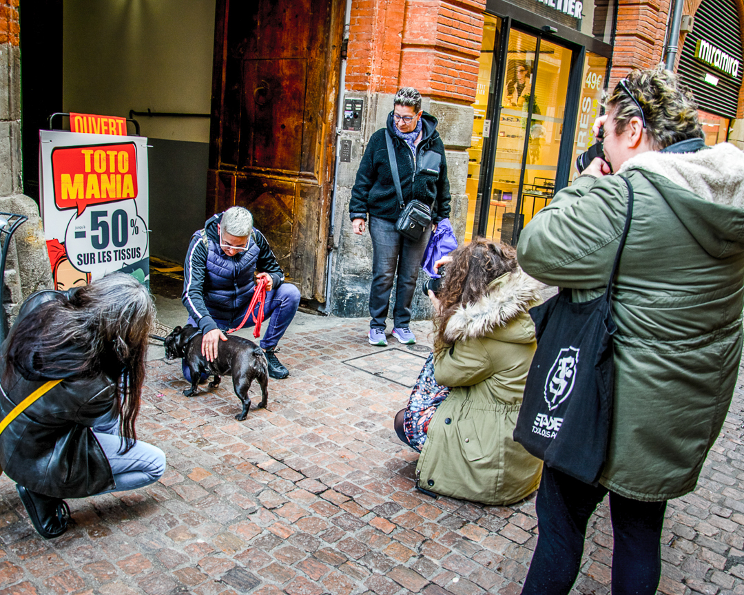 Photographie réalisée pendant un atelier de rue